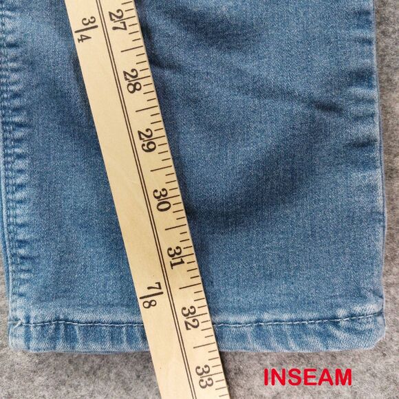 Laurie Felt Women’s Silky Straight Leg Jeans Size ST Light Wash Stretch Vital - Picture 6 of 12